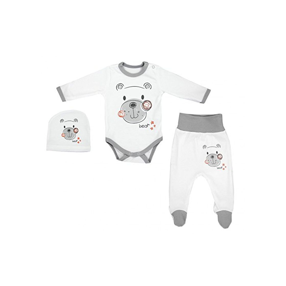 Social TupTam Conjunto de Ropa Bebés Body y Pantalones y Gorra