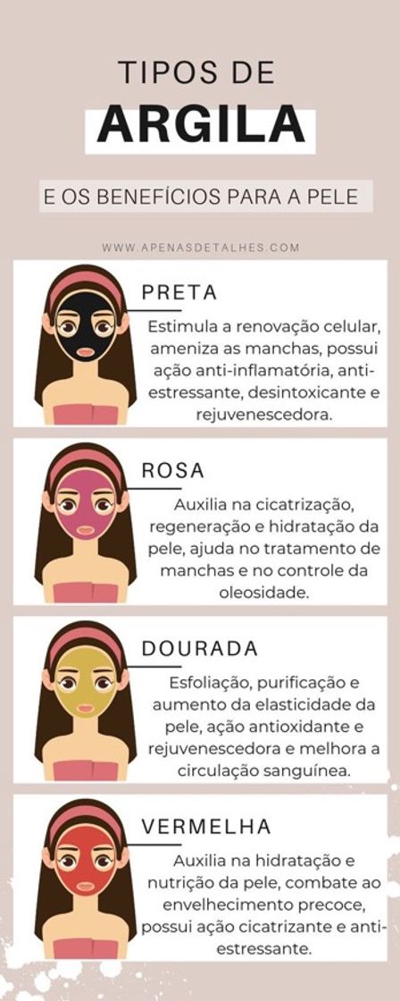 Fashion máscara de argila e seus benefícios!!