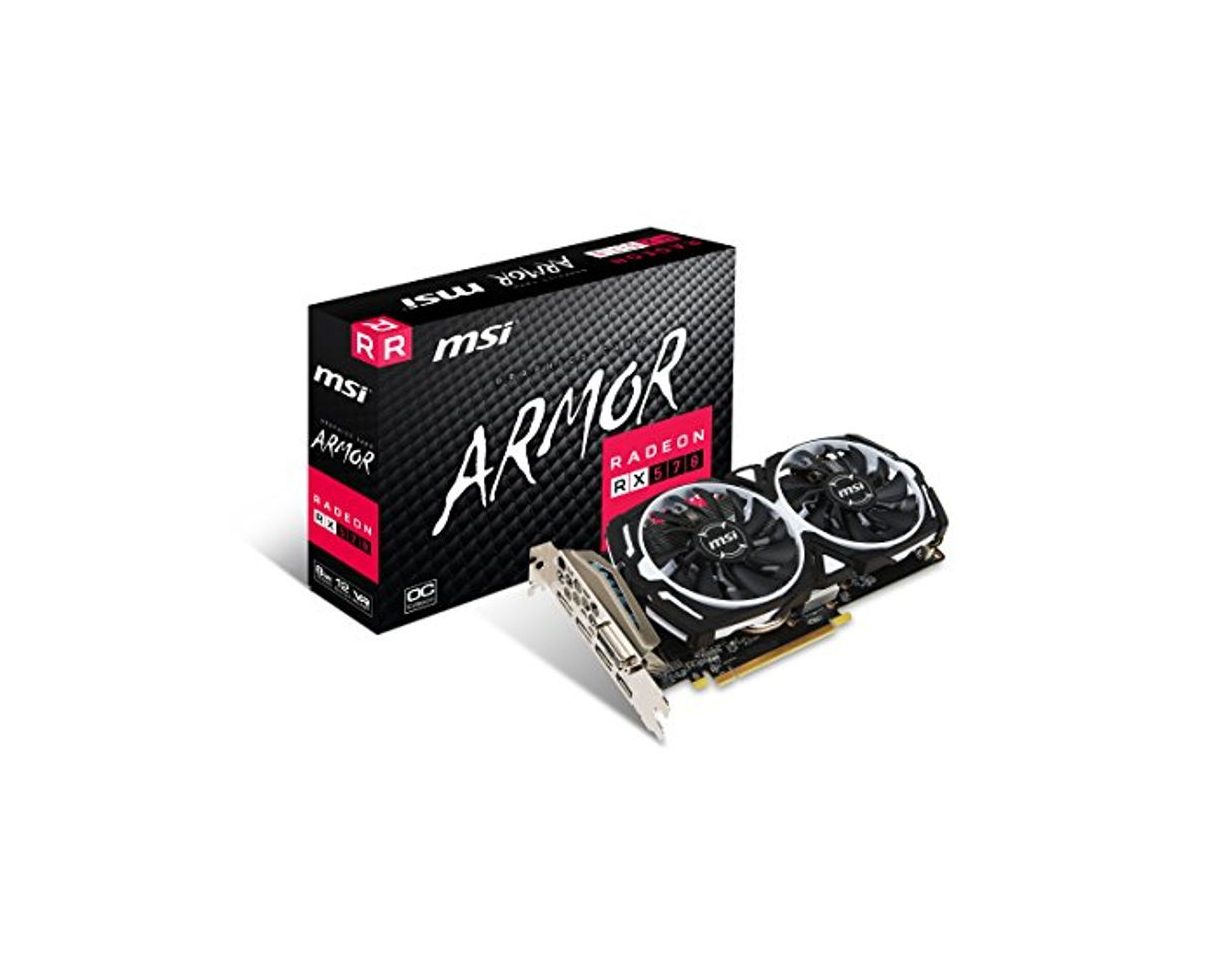 Social MSI RX 570 Armor 8G OC - Tarjeta gráfica