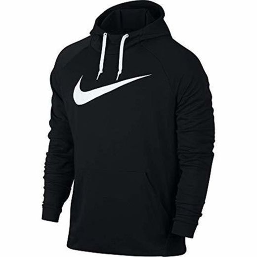 Nike Dry Pull Over Swoosh Sudadera, Hombre, Negro