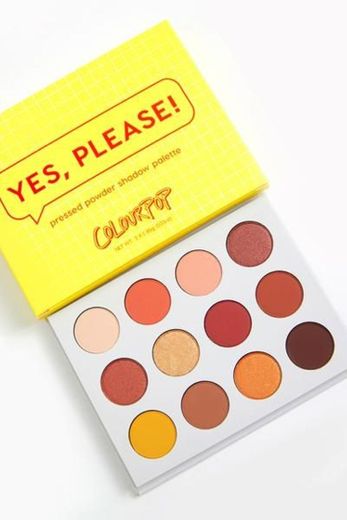 ColourPop - Pressed Powder Shadow Palette - Yes, Please!