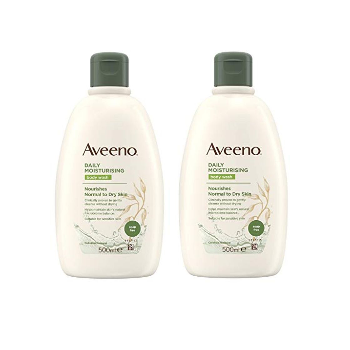 Beauty Aveeno 2 PACK Body Wash 500ml by Aveeno