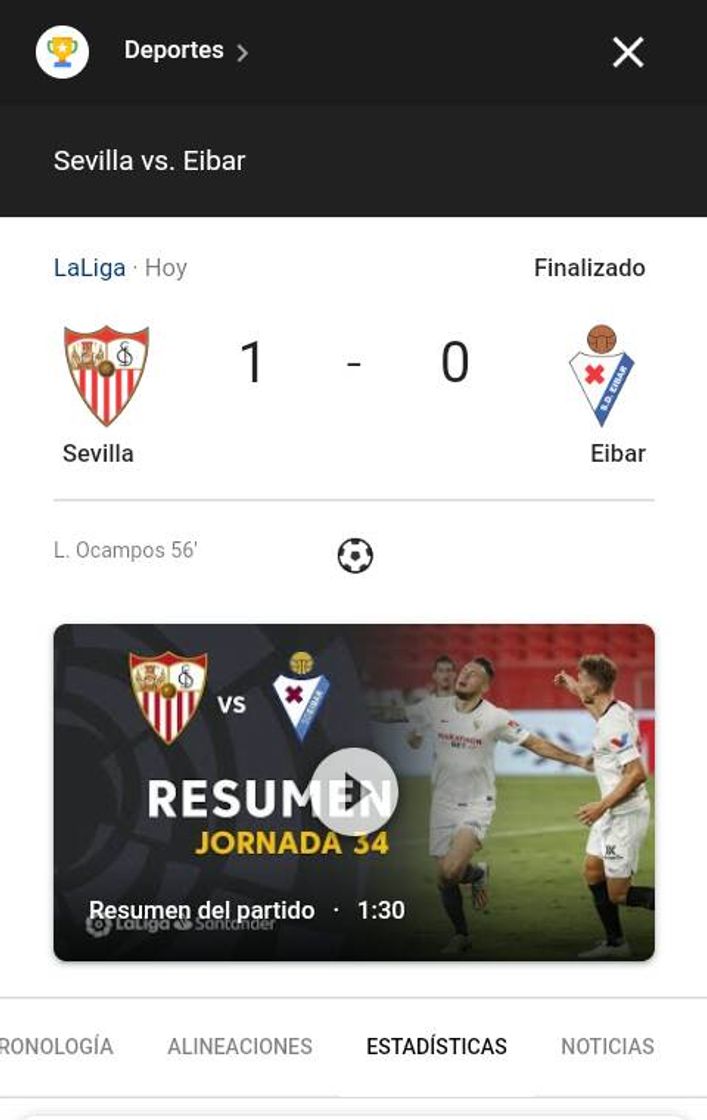 Fashion Sevilla vs Eibar