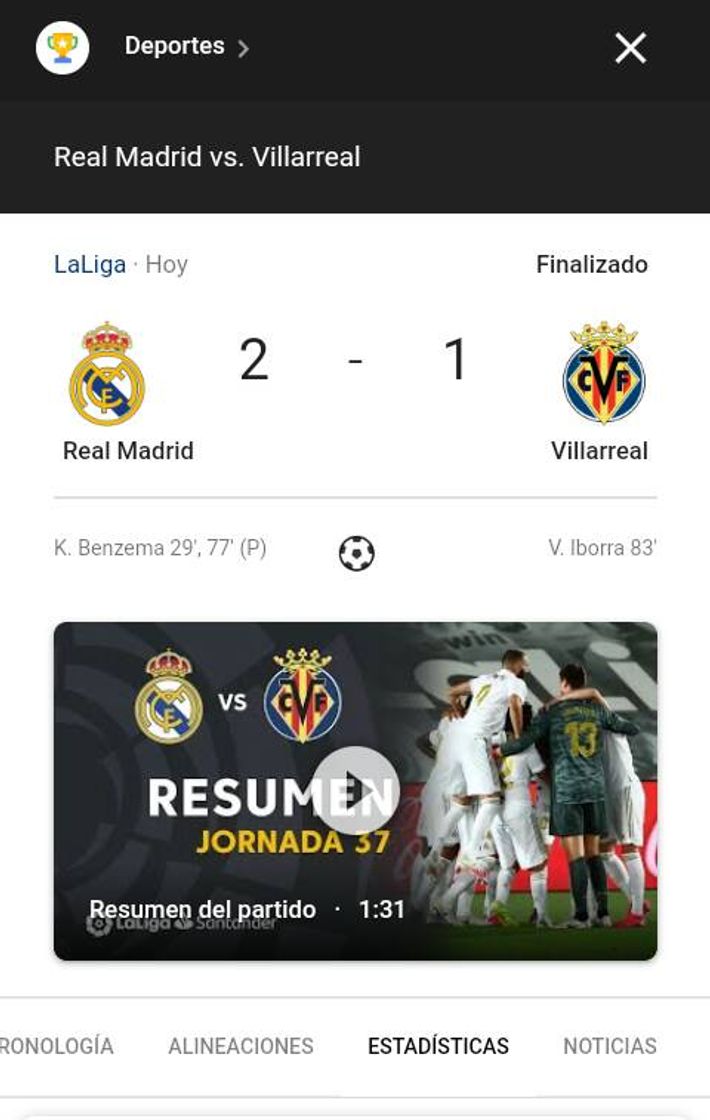 Fashion Real Madrid vs Villarreal FC