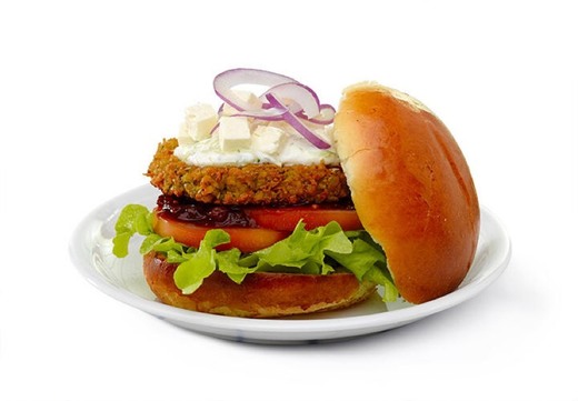 Veggie burger VIPS