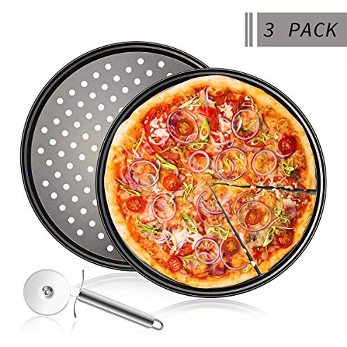 Product Bandejas Pizza Juego de 3