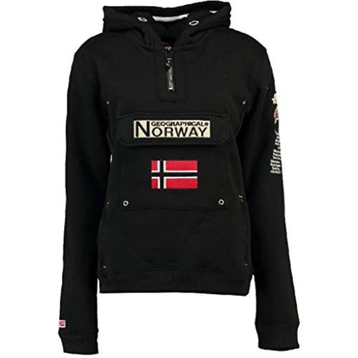 Geographical Norway Sudadera Mujer GYMCLASS A Negro XL