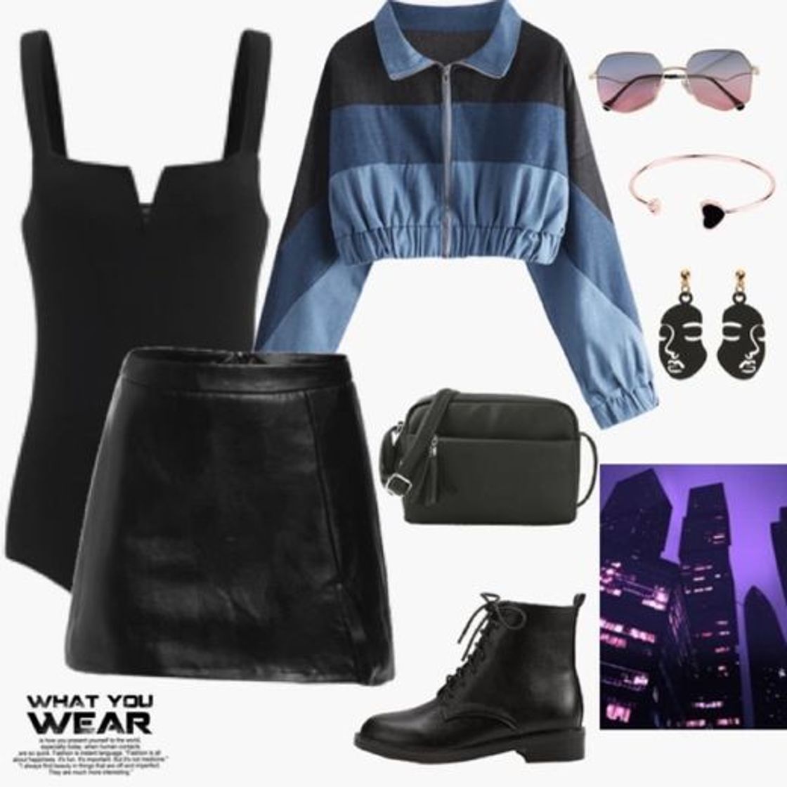 Fashion Outfit Oscuro