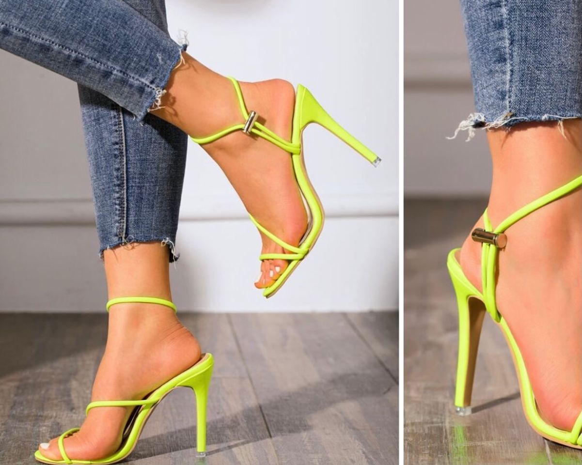 Fashion Salto neon 