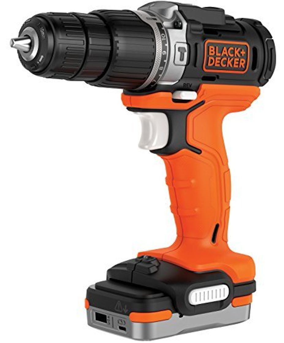 Lugar BLACK+DECKER BDCHD12S1-XJ - Taladro Percutor 12V con batería litio 1.5 Ah