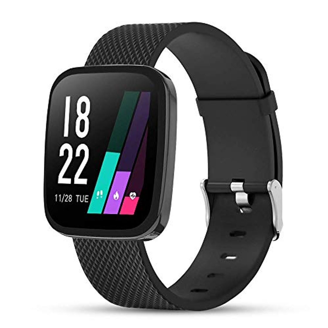 Social READ Smartwatch Reloj Inteligente Impermeable Hombre Mujer con Contador de Pasos del