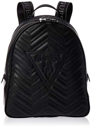 Guess Borsa zaino Zana large backpack ecopelle trapuntato nero donna BS20GU16