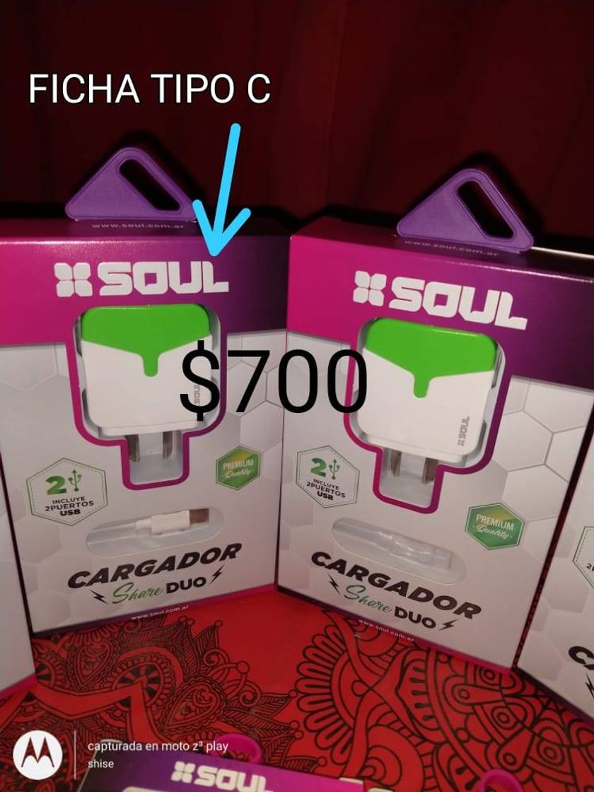 Social Cargador doble USB 2amp