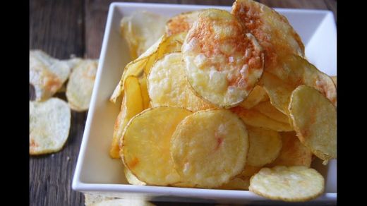 Patatas chips al microondas fáciles y crujientes - YouTube