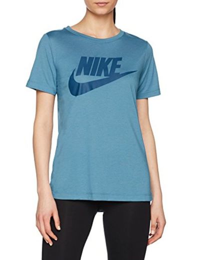 Nike T Shirt Manica Corta Donna Petrolio