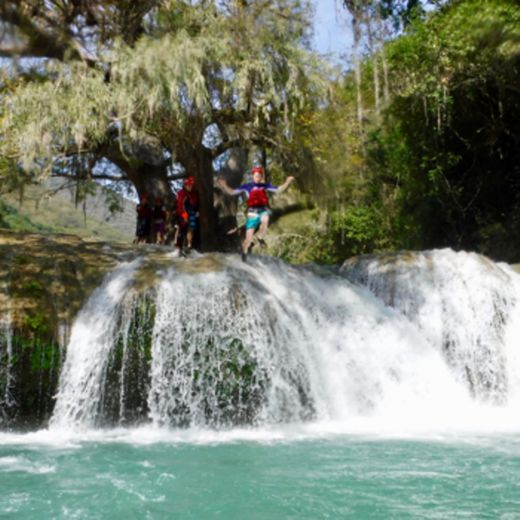 salto de cascadas micos