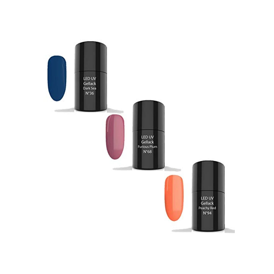 Productos LED-UV Nail Polish Gel SET N°36-1x N°36 Dark Sea 6ml