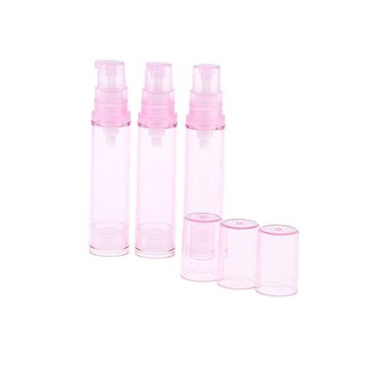 3pcs 10ml Botellas Cosméticas De Plástico Vacías Portátiles A Prueba De Fugas