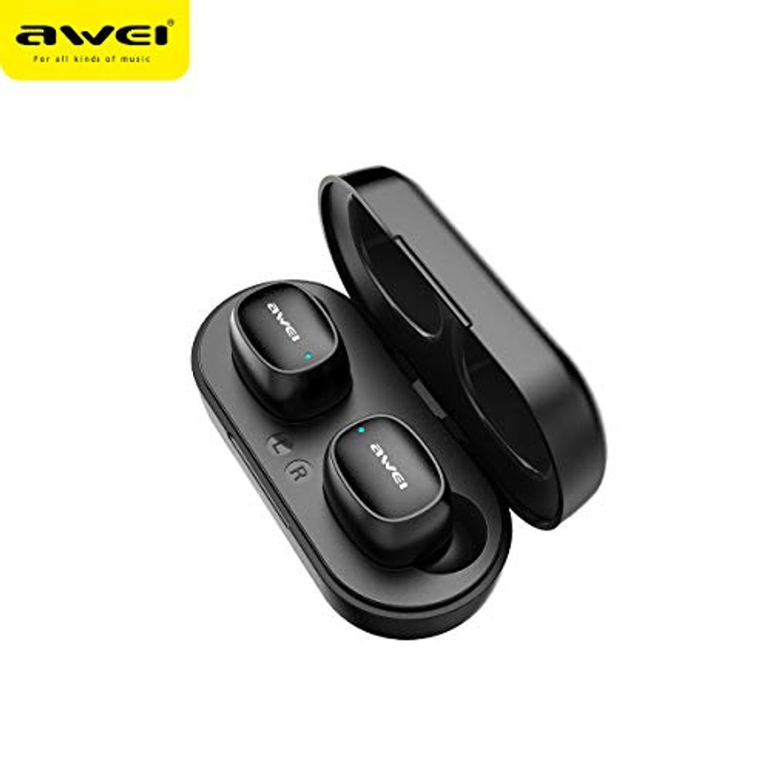 Product True Wireless Sports Auriculares Deportivos con Funda de Carga Bluetooth V5