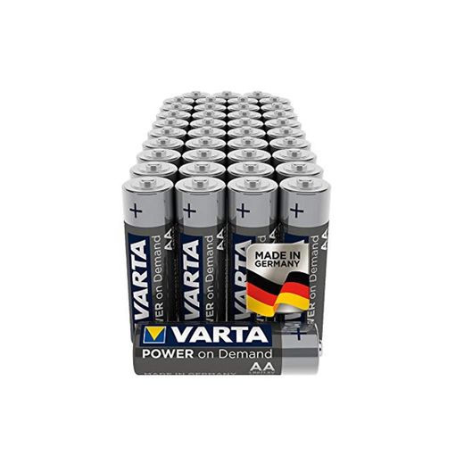 VARTA Power On Demand - Pilas alcalinas AA / LR6 / Mignon