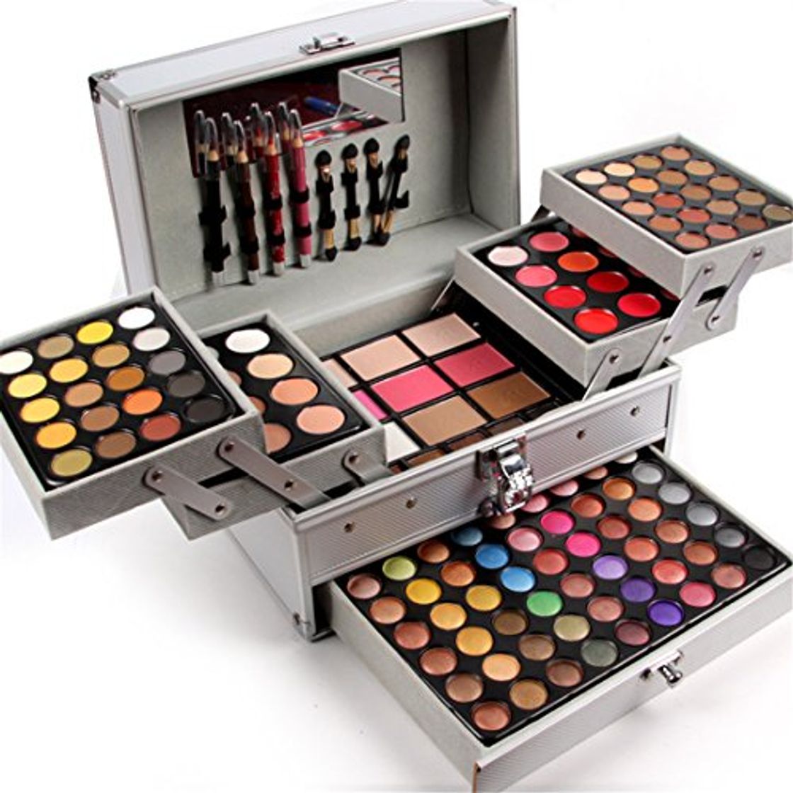 Social PhantomSky 132 Colores Cosmético Maquillaje Profesional Paleta de Sombra de Ojos con