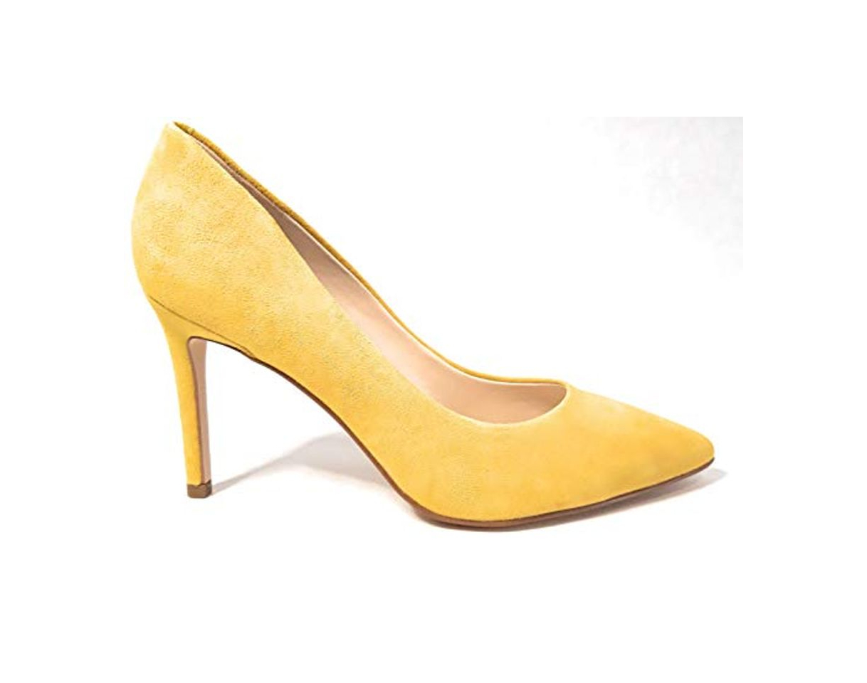 Moda NINE WEST Zapatos de tacón para mujer, Amarillo