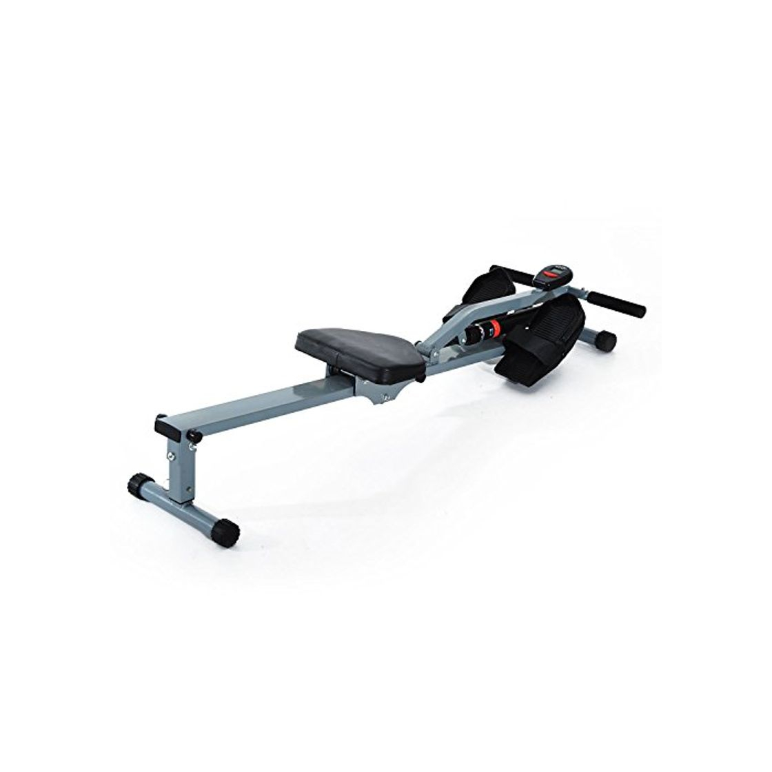 Product HOMCOM Máquina de Remo Ajustable con Pantalla para Fitness y Ejercicios de Musculación o Resistencia para Gimnasio Casa Carga 100KG