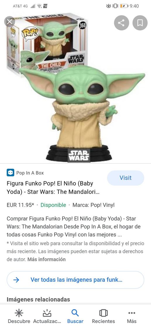 Fashion Funko pop baby yoda