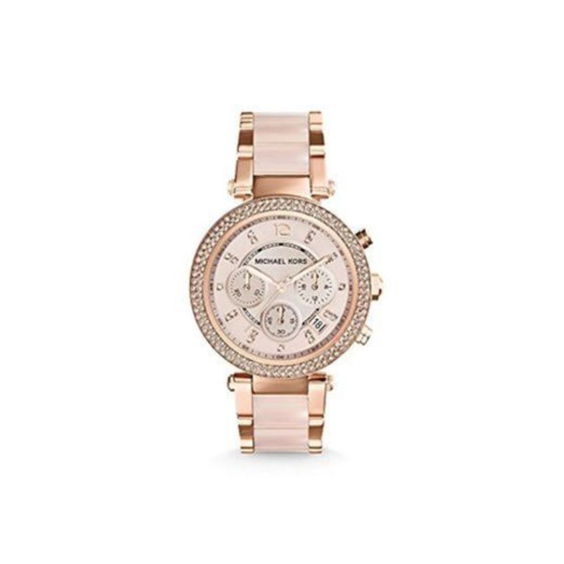 Social Michael Kors Reloj analogico para Mujer de Cuarzo con Correa en Acero