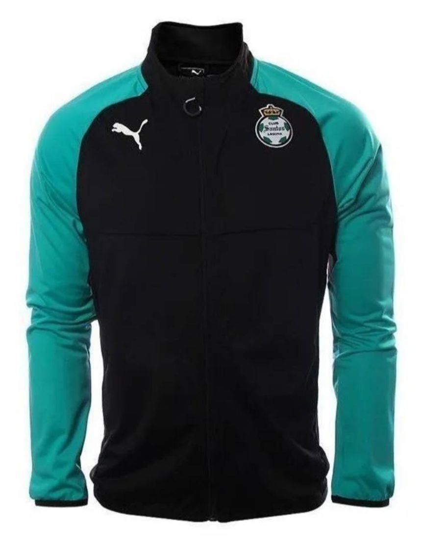 Moda Chamarra Tricot Original Puma Santos Laguna Negra 2016-2017