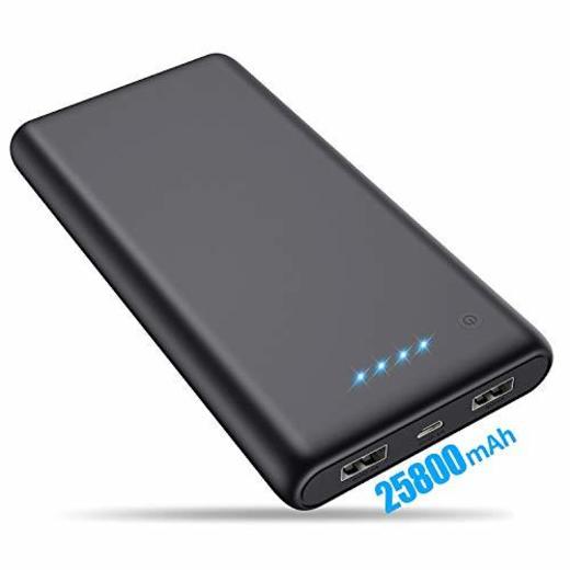 VOOE Batería Externa 25800mAh [Versión Mejorada] Power Bank Ultra Capacidad Cargador Portátil