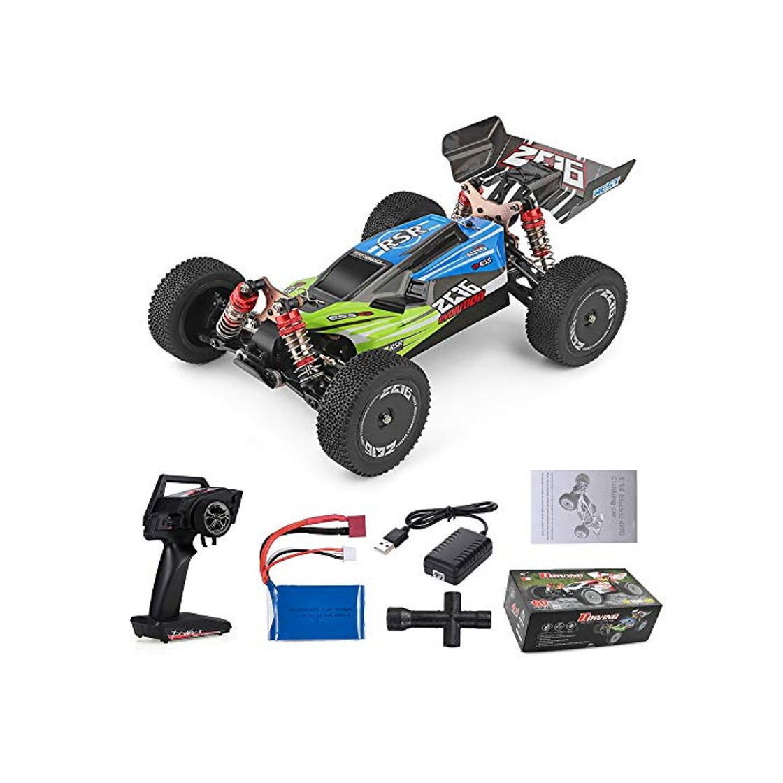 Producto Goolsky Wltoys XKS 144001 RC Coche 60km / h Alta Velocidad 1/14