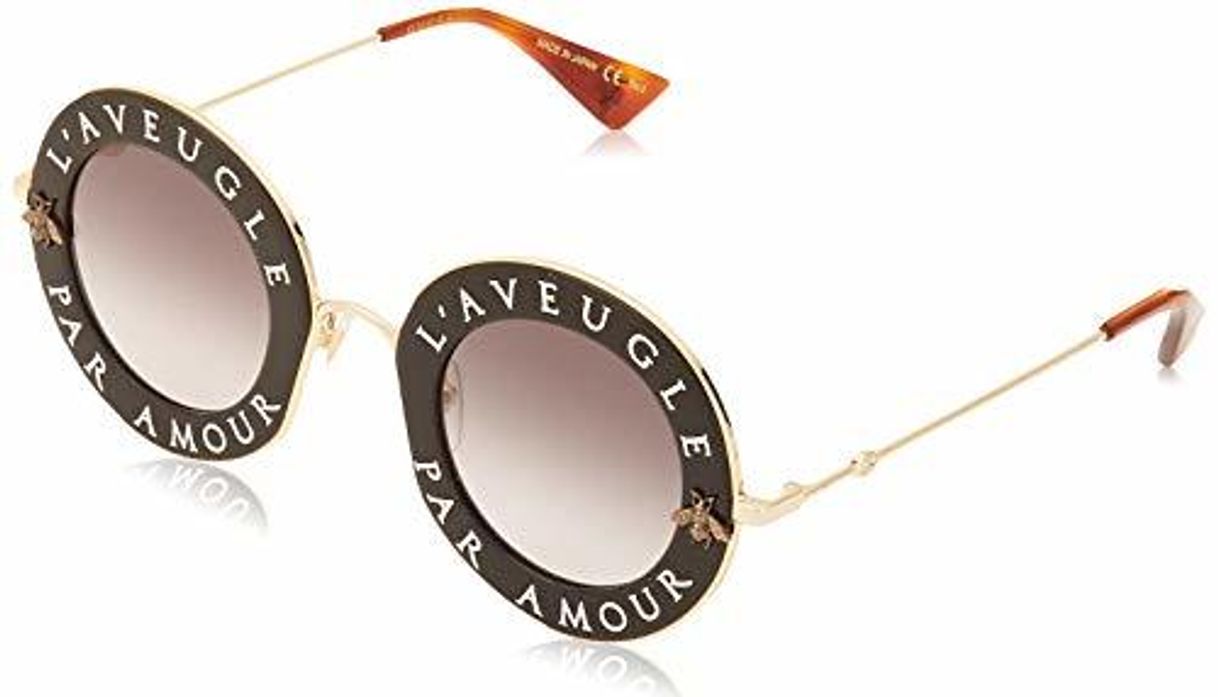Social Gucci GG0113S 001 Gafas de sol, Negro