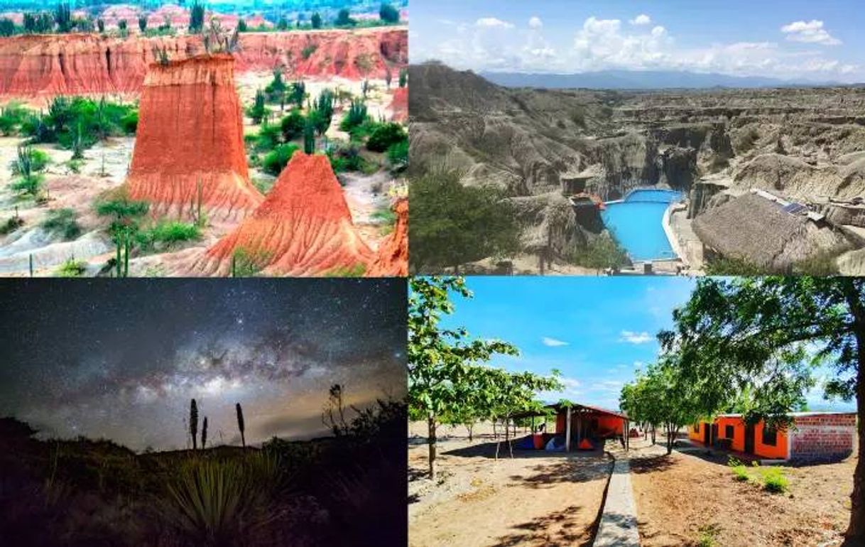 Place Desierto de la Tatacoa Colombia.