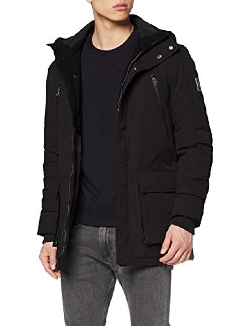 Moda Calvin Klein Odall Parka, Negro