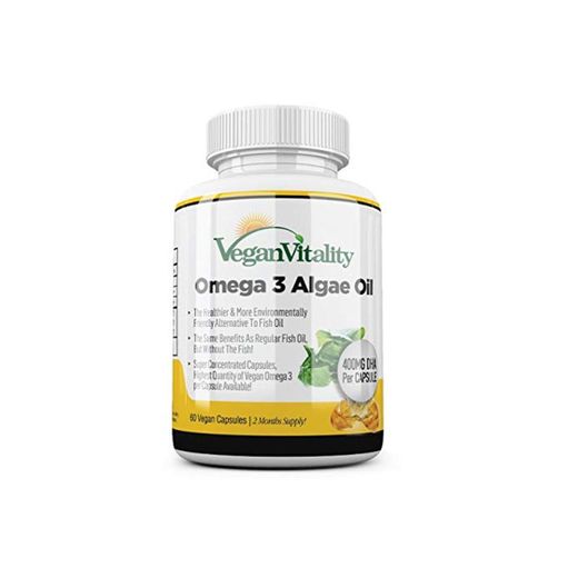 Omega 3 Vegano Aceite de algas de Vegan Vitality