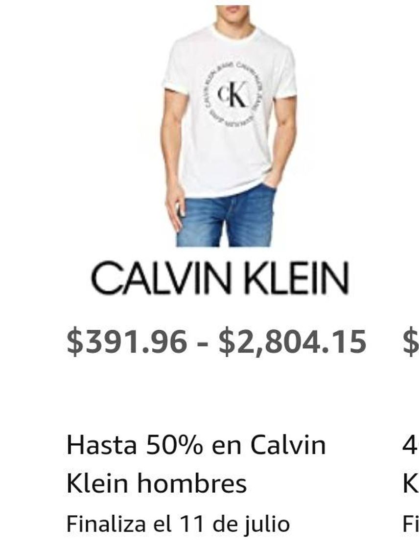 Fashion Calvin Klein 50% de descuento 