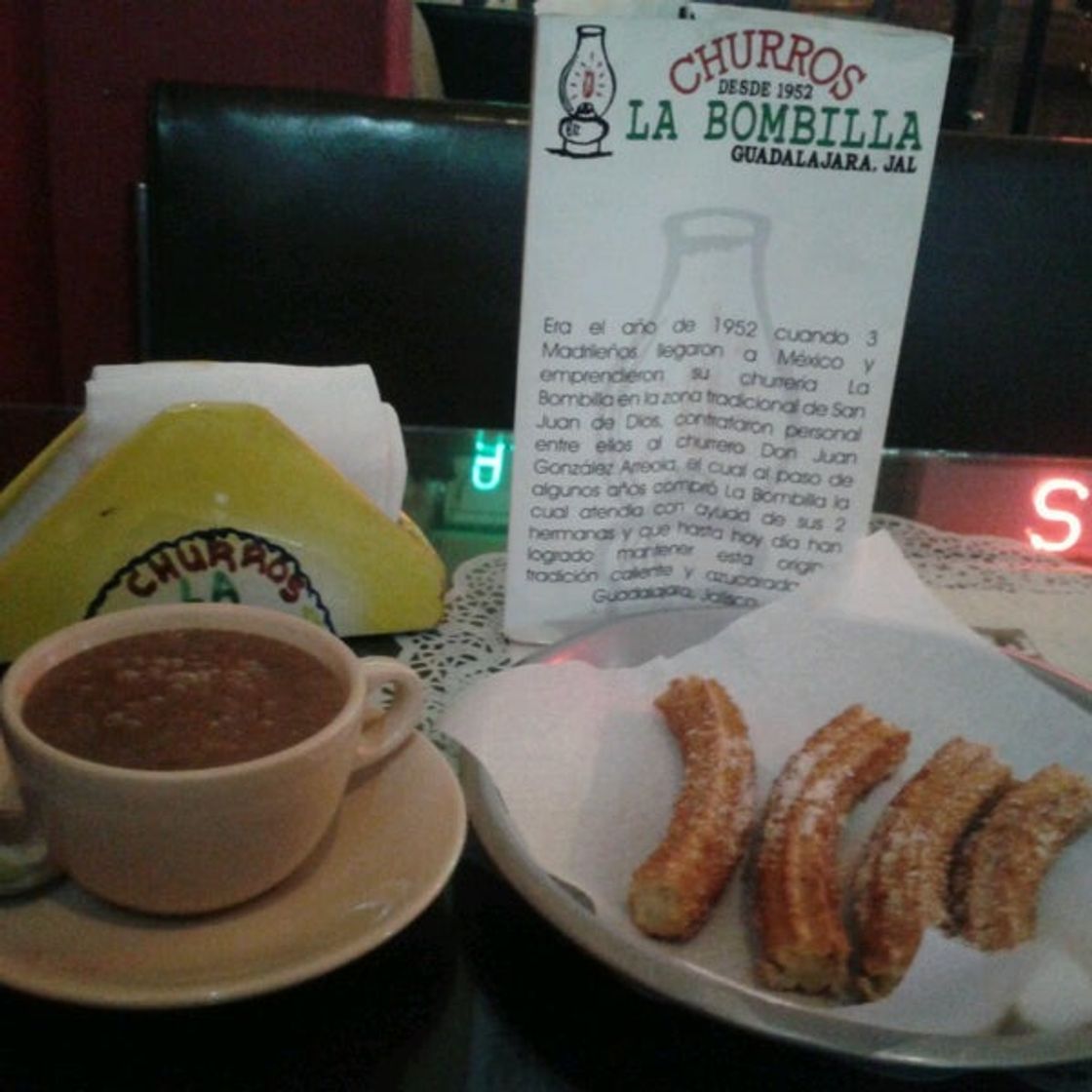 Restaurantes Churros La Bombilla