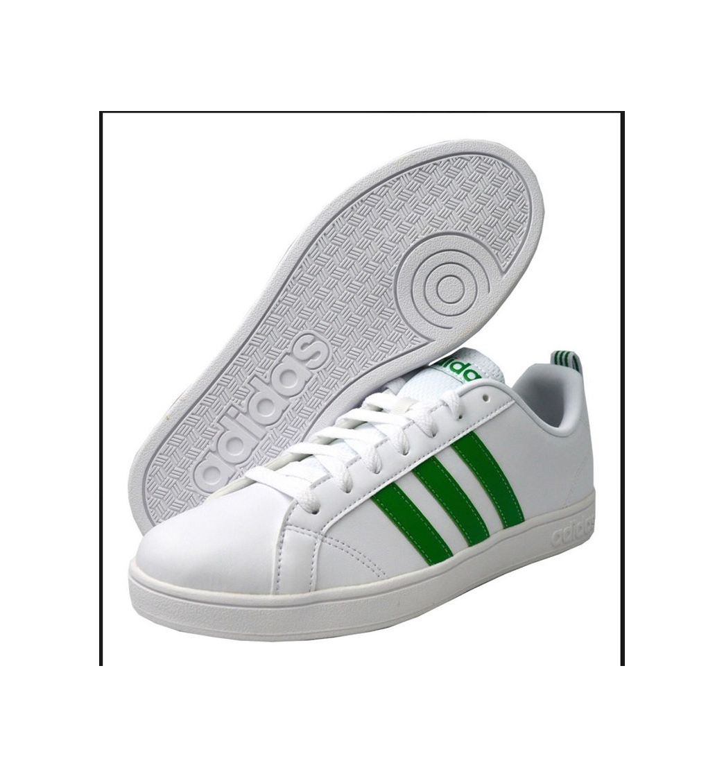 Social Tenis adidas Hombre Blanco Verde Vs Advantage