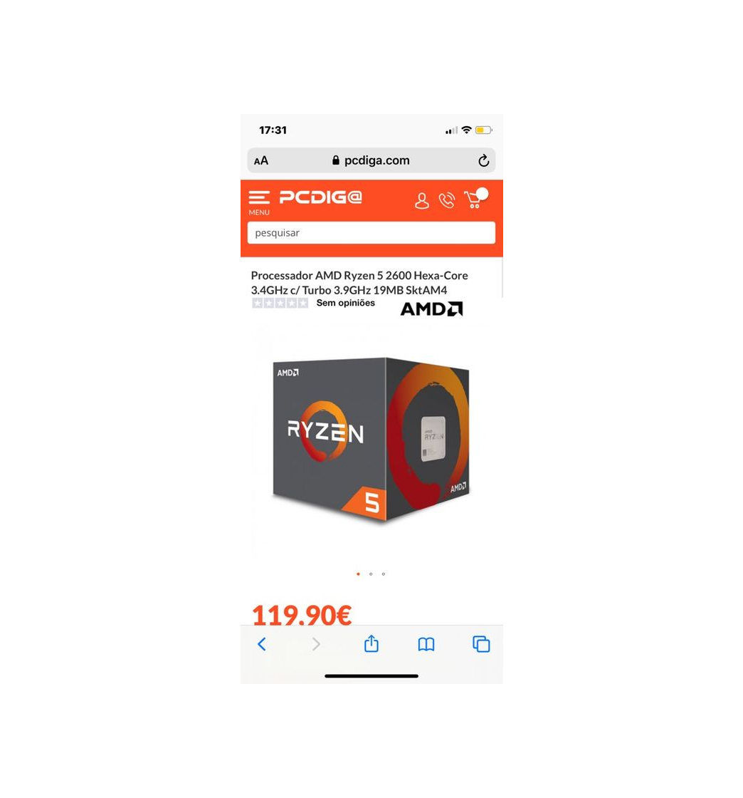Processador AMD Ryzen 5 2600 Hexa-Core 3.4GHz c