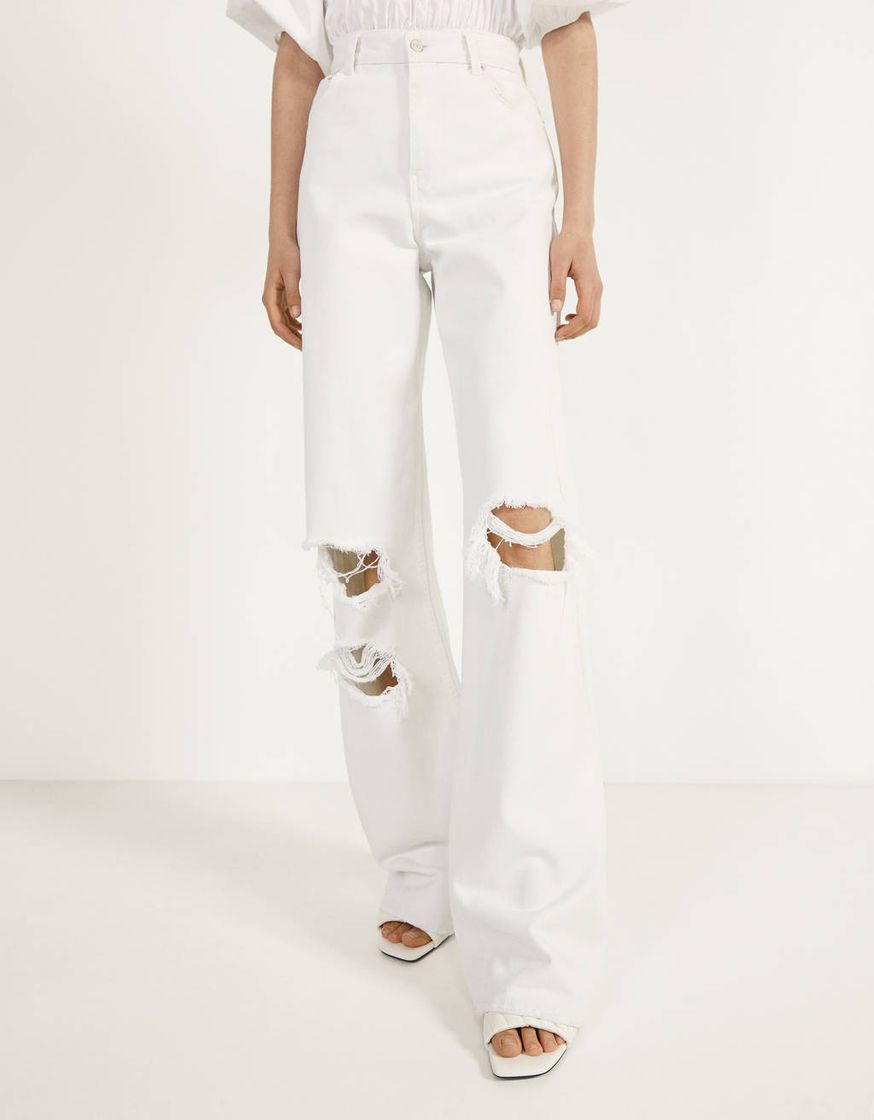 Social Jeans 90’s Flare con rotos