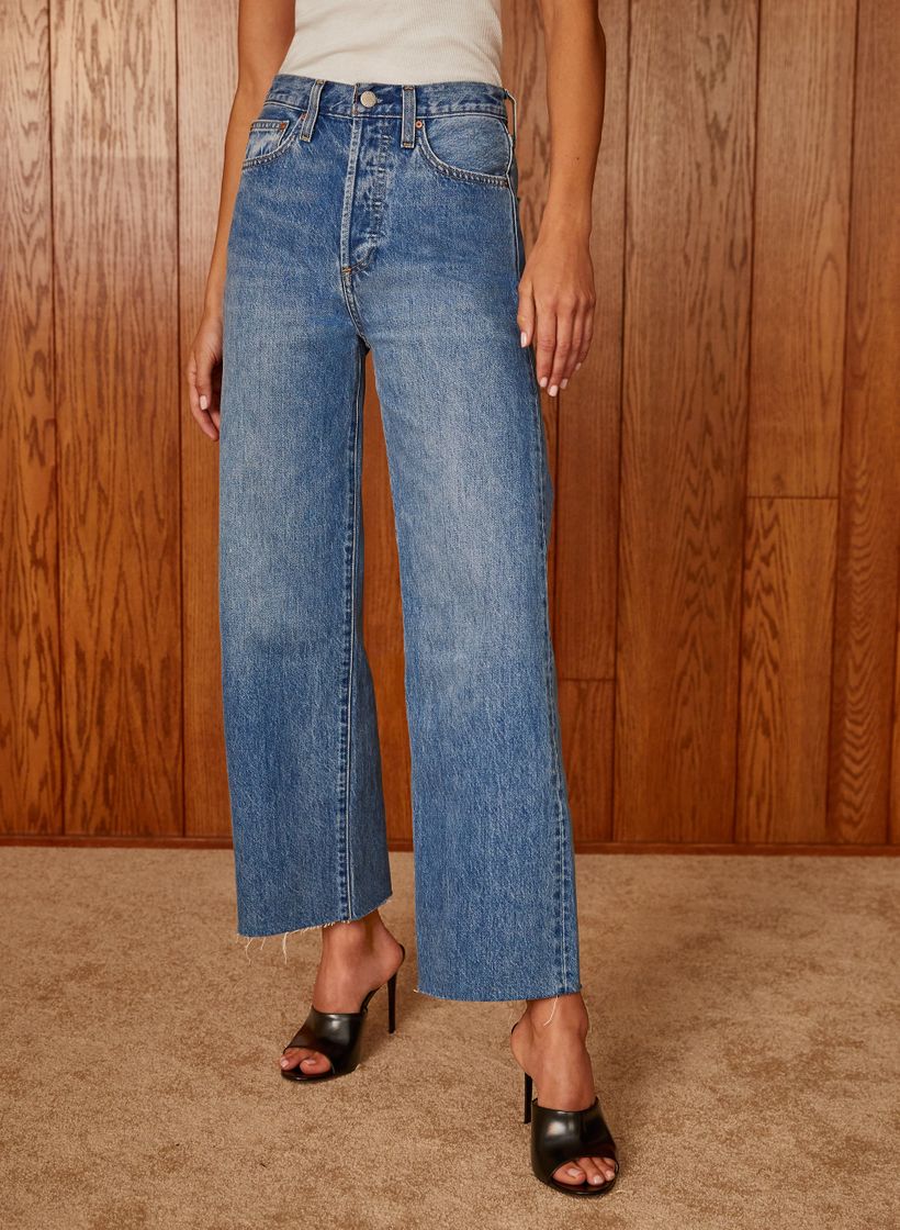 Fashion Denim Forum THE FARRAH HIGH RISE WIDE LEG