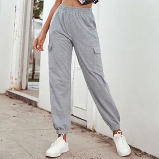 Satinoah Pocketed Jogger Pants