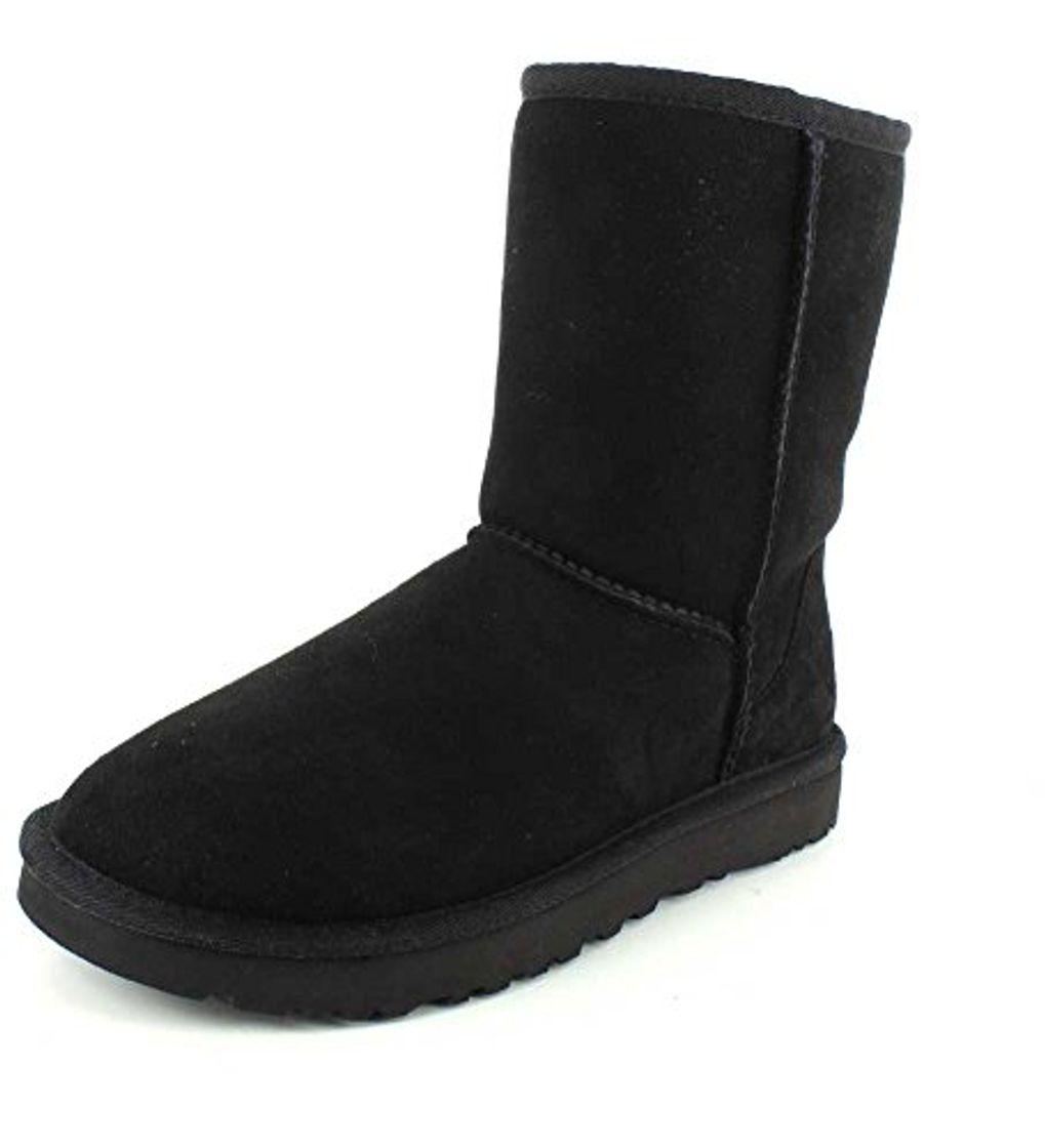 Fashion UGG Classic Short II 1016223-blk, Botas de Nieve para Mujer, Negro