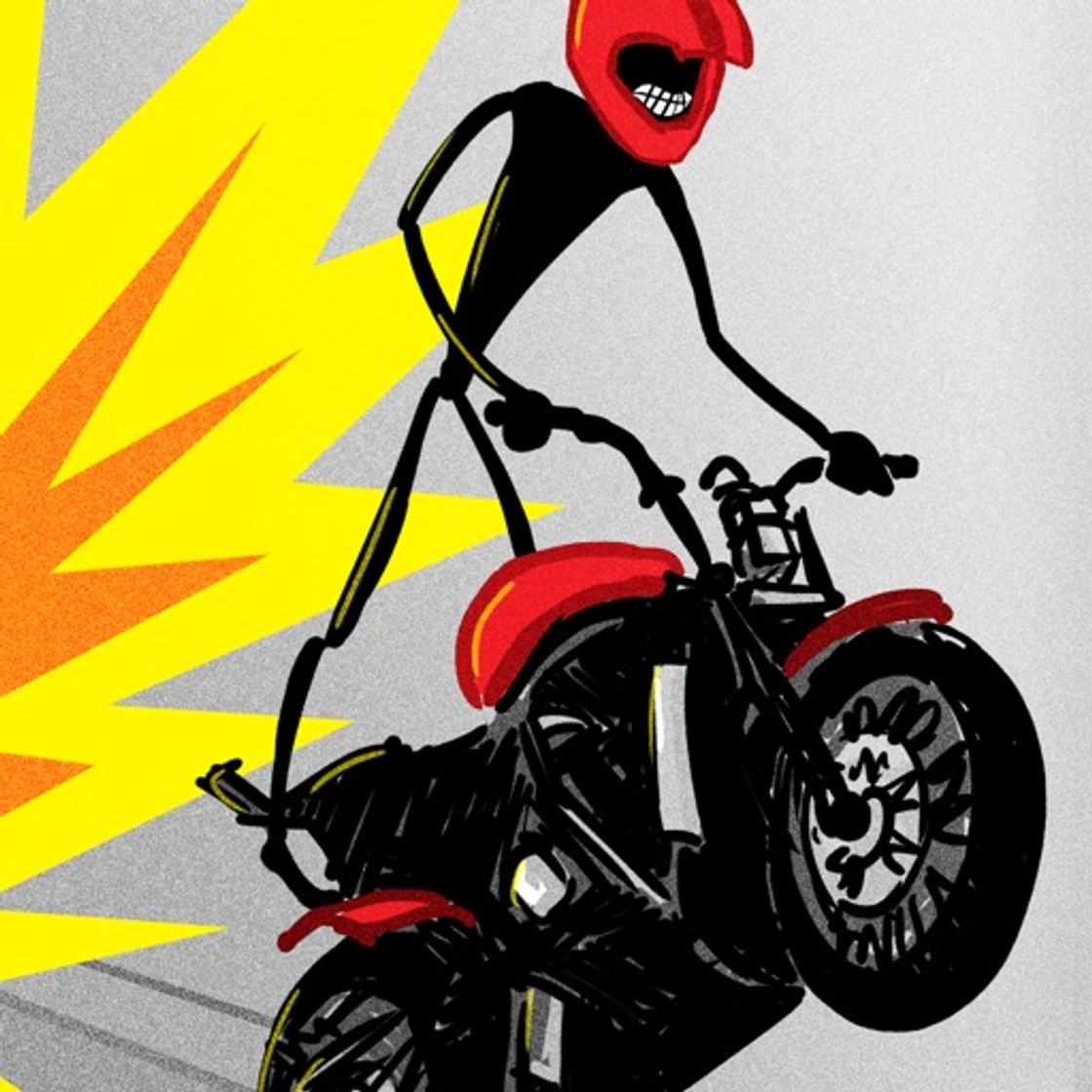 Apps Stickman Street Bike Motorcycle Highway Race - FREE Multiplayer Racing Game