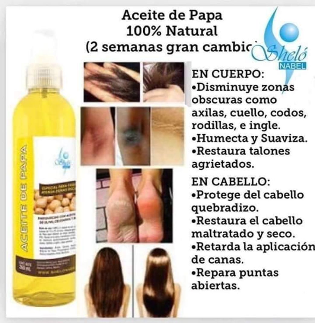 Moda Aceite de papa sheló nabel 💙