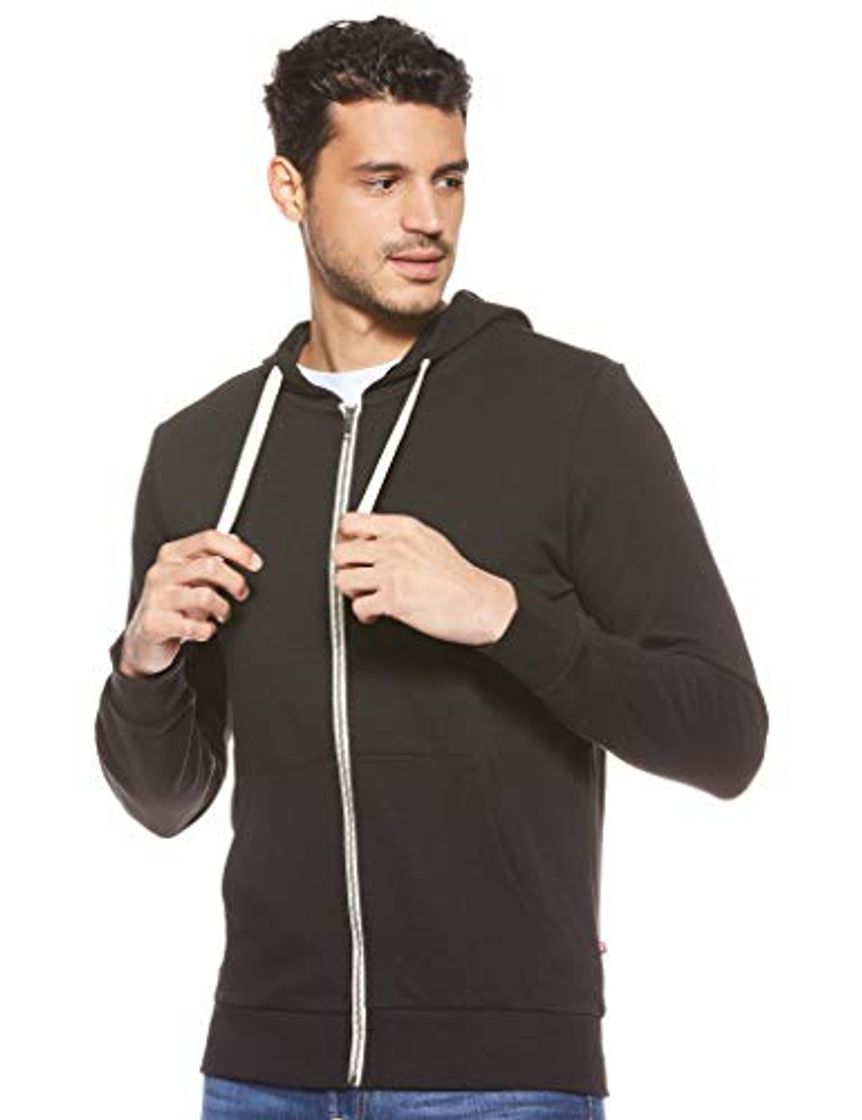 Product Jack & Jones Jjeholmen Sweat Zip Hood Noos Sudadera, Negro