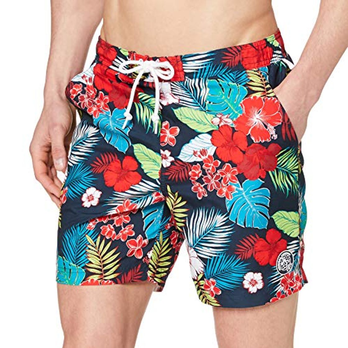 Fashion Original Penguin Floral Volley Short, Azul