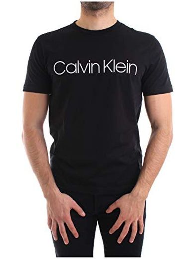 Calvin Klein K MW K10K104063 Camiseta para hombre 002 Calvin Black Negro
 XS