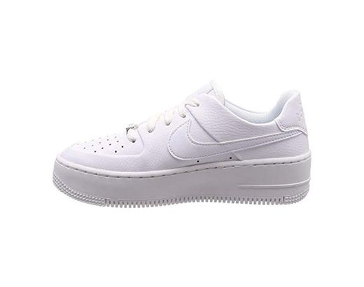 Nike W AF1 Sage Low, Zapatillas de Deporte para Mujer, Blanco